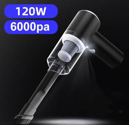 Mini Aspiradora Portatil Potente para Auto y Hogar