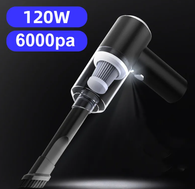 Mini Aspiradora Portatil Potente para Auto y Hogar